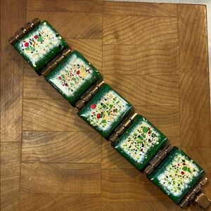 Matisse vintage copper and enameled bracelet